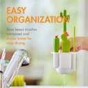 Boon Cacti Bottle Cleaning Brush Set - Includes Bottle Brush, Nipple Brush, Detail Brush, and Straw Brush - Baby Bottle Brush Set for Bottle Drying Rack - Baby Essentials - 4 Count