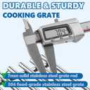 SafBbcue 97888 Grill Grates for Monument Grill 24633 13892 17842 24367 35633 41847NG Grill Replacement Parts, Stainless Steel Cooking Grids for Monument 35633R 35633B D405 D425 4-Burner Accessories