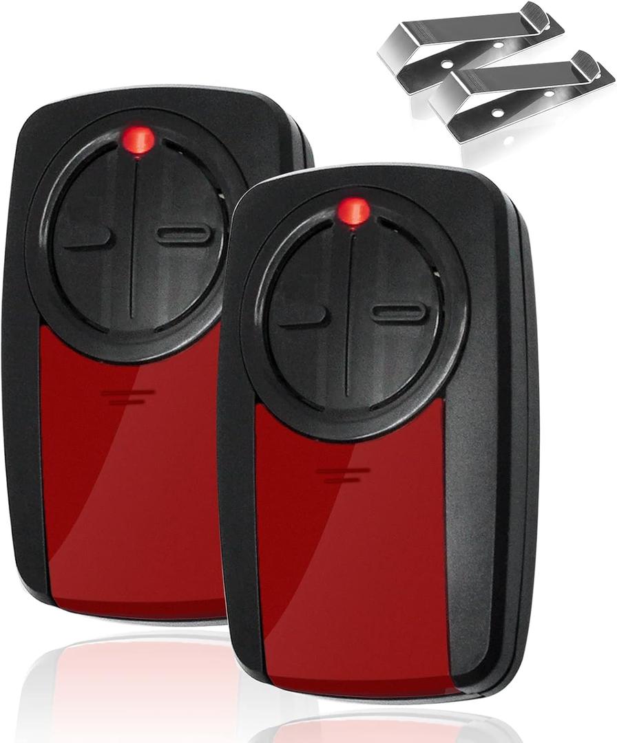 New Upgraded 380UT 375UT Universal Remote Control Replace Liftmaster Garage Door Opener, Compatible with 375lm New Liftmaster Door Remote Control, 2-Piece Package