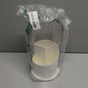 Makeup Brush Holder with Lid 360 Rotating Clear Dustproof Make Up Organizers for Vanity Bathroom Countertop, Transparent | with Lid, 360 Rotating, Dustproof