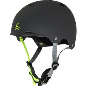 Triple Eight Sweatsaver Gotham Water Helmet  Ideal for Wakeboarding, Waterskiing, Kayaking, and Other Water Sports (X-Large, Gun Matte)