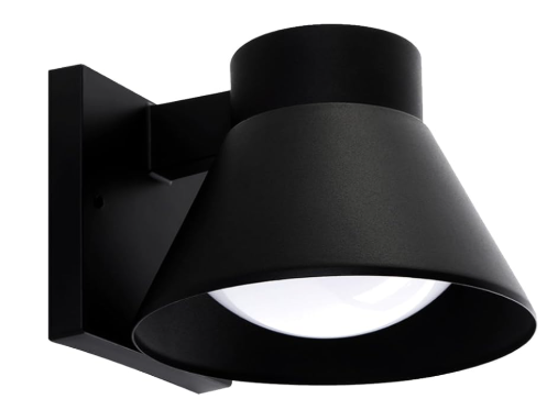 UME 1 LED Outdoor Wall Light Fixtures, Black Front Porch Lights Wall Mount Lighting, Exterior Waterproof Wall Lantern Light Fixture Anti-Rust Farmhouse Wall Sconce for Patio, Doorway, Garage