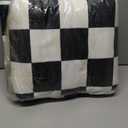 Terrug Black and White Checkered Rug for Living Room, 5x7 Area Rugs Washable with Non Slip for Bedroom, Soft Low Pile Stain Resistance Retro Carpet for Dorm Kids Room