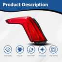WFLNHB Left Side Tail Light Assembly Replacement for XT5 2017-2021 Driver Side Rear Brake Lamp