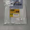 White Zip Ties Assorted Sizes 4+6+8+12 Inch, 400 Pack, Clear Zip Ties, White Cable Ties, Zipties Clear, UV Resistant Wire Ties, Plastic Ties, Tie Wraps Assorted Sizes, SiKuLin