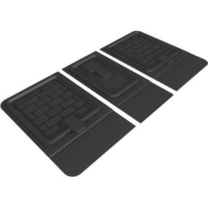 3D MAXpider Custom Fit Kagu Seatback Protector (Black) Compatible with Tesla Model Y (Includes Juniper/Launch Series) 2020-2026 - 2nd Row Seatback Protector