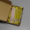24 Sets Positive Affirmation Gift Bulk Include Happy Eternal Smile Pencil Yellow Smile Face Eraser Happy to See You Bookmark Card Inspirational Gift for Student Team Teacher Valentines