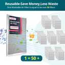 Torjim 20x25x1 MERV8 Washable & Reusable Electrostatic Air Filter - AC/HVAC Furnace Filter, Permanent, Breathe Fresher, Easy Install