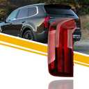 Dasbecan Halogen Tail light Assembly Compatible With 2020-2022 Kia Telluride S/LX Left Driver Side Taillight Rear Lamp Replace# KI2804160 92401-S9000