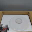 Schoolhouse Light Fixture, 12 Inch Black Finish with Milk Glass Semi Flush Mount Ceiling Light, Ceiling Light Fixture for Kitchen Hallway Entryway