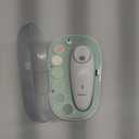 Momcozy Baby Nail File Electric, Gentle Baby Nail Trimmer Electric, Baby Nail Clipper with Night Light, 7 Grinding Head Replacement Pads, Green