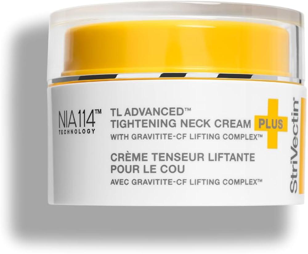 StriVectin TL Advanced Tightening Neck Cream Plus  1.0 oz  Tighten and Lift Neck Cream, Visibly Reduces Sagging and Crepey Skin, Improves Décolleté Lines and Wrinkles for Smooth, Youthful Skin