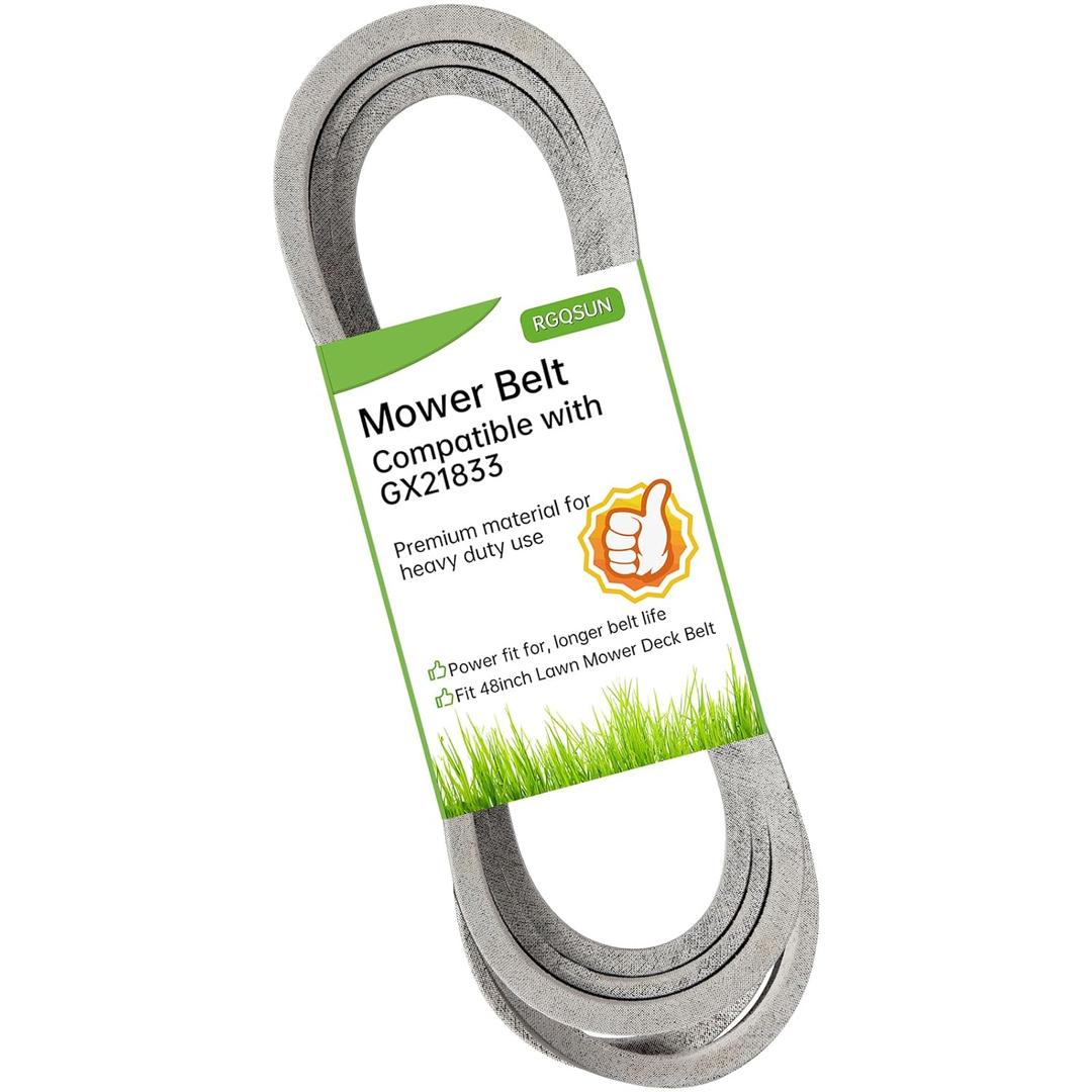 Lawn Mower Drive Belt Compatible with John Deere GX21833 GX20571, 48 inch Deck Drive Belt Compatible with L120 L130 LA130 LA140 X140 X165 D140 D150 E140 E150 145 155C