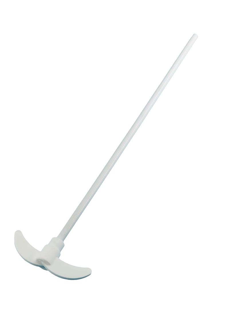 Loratory PTFE Foldable Anchor Stirrer Paddle - Stainless Steel Reinforced Shaft for Overhead Stirrers 600/120/7MM