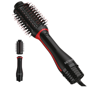 REVLON One Step Volumizer Plus Hair Dryer and Styler | More Volume, Less Damage, and More Styling Control for Easy and Fast SalonStyle Blowouts, Plus Travel Friendly (Black)