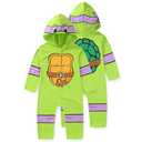 Nickelodeon Teenage Mutant Ninja Turtles Donatello Boys Cosplay Hooded Coverall for Toddler and Big Kids