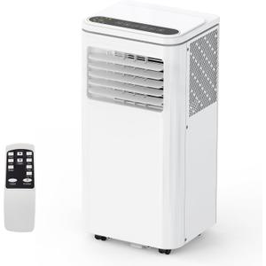 Portable Air Conditioners 10,000 BTU - Cools 450 Sq.Ft Rooms, 3-in-1 AC with Dehumidifier, Timer & Remote, Includes Window Kit