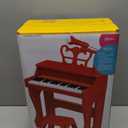 Dollox Keyboard Piano for Kids, Toddler Piano Toys 37 Keys Kid Musical Instruments Electric Keyboard Baby Pianos for Beginners Mini Music Toy with Stool, Birthday Gift for Age 3 4 5 6 Years Old (Black)