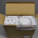 Hoolerry 6 Set Baby Shower Game Prizes for Guests Winners 12 oz Insulated Stainless Steel Tumbler Cup with Lids, Straws, Cleaning Brush, Cards & Boxes Return Gifts(White Green,Greenery)