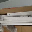 VYM 16 inch Twin Platform Bed, Heavy Duty Steel, No Box Spring, White