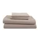 4 Piece Full Bed Sheets Set Full Bed Sheets – Light Weight, Soft Breathable Sheets Brushed Cotton Rich Blend Secure-Fit, Wrinkle Resistant, Durable, Easy Care Bed Sheets Comfy Sheets, Beige