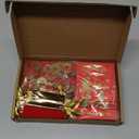 Chuangdi 40 Sets Chinese Feng Shui Coins with Red Ribbon and 24 Pieces Red Envelopes 5 Pieces Gold Lucky Bags Fortune 2026 Chinese New Year Horse Year Lucky Coins for Wealth Health Success Good Luck