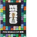 FIFA World Cup DIY Fabric Wall Hanging Kit – Soccer Fan Sewing Craft Project – Includes 28" x 43" Fabric Panel, Backing, Binding & Instructions – Create a 27" x 40" Handmade Wall Art Décor