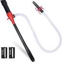 Portable Battery Powered Gas/Liquid Transfer Pump, Battery Operated Fuel/Water Transfer Pump Up to 2.2 GPM, Multi-Use Electric Siphon Pump for Gas Fuel Water Diesel Missing Battery