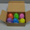 6 Pack Easter Egg with Parachute Toy for Kids Girls Boys Easter Basket Stuffers Gifts