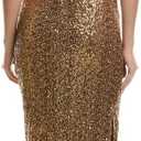 Anne Klein Women's Sleeveless Draped Neck Midi Dress (XL)