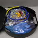 Snow-Chains Easy Install Tire-Chains, One-Pull Fit Design Tire Snow Chains for Passenger Cars, Sedan, SUVs, Emergency Winter Tire Traction Car Tires 215 225 235 245 255 275 - Set of 2 (KN130)