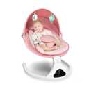 Electric Baby Swing for Infants to Toddler| Portable Infant Swing with Remote Control, Swing with 5 Speeds, 3-Point Harness for Baby Boy Girl (Pink)