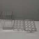 Proarea Egg Holder for Fridge 36 Capacity Automatic Rolling Egg Organizer for Refrigerator, Clear Stackable Container for Kitchen or Pantry Storage 2 Pack