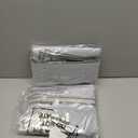 Amylove 10 Pcs 24 x 40 Inch Suit Bag Bulk for Travel and Closet Storage, Garment Bags for Hanging Clothes with Zipper and Clear Window, Dustproof Hanging Cover for Suits Jackets Dresses Coats (Gray)