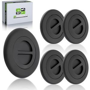 68225506AA Bed Plug Cover Kit Fit for Dodge Ram 1500 2500 3500 Pickups 2014-2019, Hitch Covers for Truck with 5th Wheel Gooseneck Towing Setups