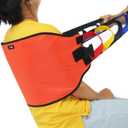 Transfer Sling Transfer Belt for Seniors, Widened Back Curve Design Transfer Belt for Movement, Transfer Boards for Bedridden Patient, Back Lift Belt for Patient Care (Orange)