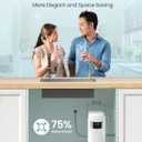 CripsTaste Tankless Reverse Osmosis System 800GPD High Flow Rate NSF 58&42 Certified & SGS Tested Under Sink Water Filtration System 2.5:1 Pure to Drain RO Water Filter System Under Sink