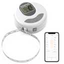 RENPHO Body Measuring Tape, Bluetooth Smart Tape Measure with Lock Hook & Retractable Function, Accurate Body Fat Measurement Device for Weight Loss, Muscle Gain, Fitness Bodybuilding, 60in /150cm