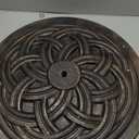 UBP18181-BR 18-Inch Cast Stone Umbrella Base, Made from Rust Free Composite Materials, Bronze Powder Coated Finish