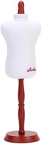 Sophia's 18'' Inch Doll Accessories, Mannequin Stand Dress Form Soft Plush Torso for Doll Clothes Outfit Display, Perfect Accessory for Dolls' Closet Wardrobe & Bouquet, White