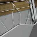 SONGMICS Clothes Drying Rack, Metal Laundry Drying Rack, Foldable, Space-Saving, Free-Standing Airer, with 2 Gullwings, Indoor Outdoor Use, Bed Linen Clothing, White ULLR540W01