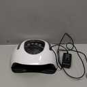 Wisdompark LED Nail Lamp 220W for Gel Nails Fast Curing Dryer with 57pcs Lamp Beads 4 Timers Professional UV Light for Home Salon Nail Art Tools White