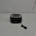 Mueller Retro Toaster 2 Slice with 7 Browning Levels and 3 Functions: Reheat, Defrost & Cancel, Stainless Steel Features, Removable Crumb Tray, Under Base Cord Storage, Black