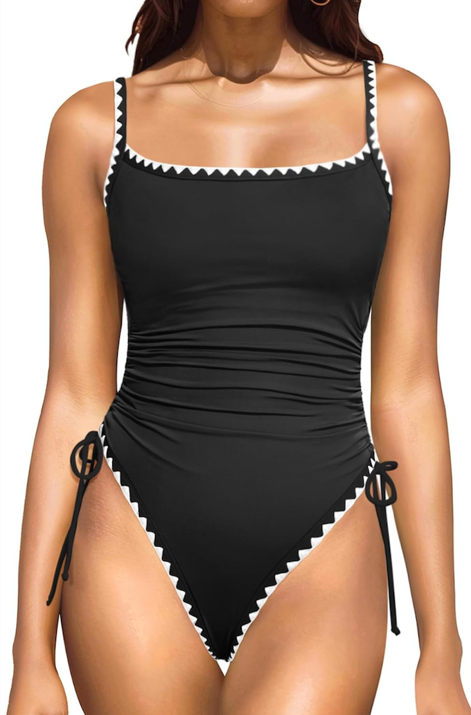 Daci Women's Sexy One Piece Swimsuit - Tummy Control Bathing Suit High Cut Brazilian Swimwear 2025 M