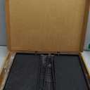 2Pack Under Shelf Basket Organizer,Adjustable Hanging Holder for Cabinet Pantry Kitchen Cupboard Desk Counter Bookshelf Organization Add-on Space Saver Heavy Duty Slide-in (Black, Large)