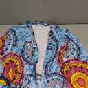 Ekouaer Women's Sexy Nightgown with Robes Set 2 Piece Lace Full Length Knit Soft Nightwear Lightweight Bathrobes S-XXL (Medium, Floral Mix Blue)