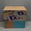 Mocado Travel Makeup Case with Lighted Mirror, Makeup Box with 8 Makeup Brushes and 10x Magnifying Mirror,Cosmetic Case Adjustable Brightness Makeup Train Case with Makeup Brushes Divider(Black)