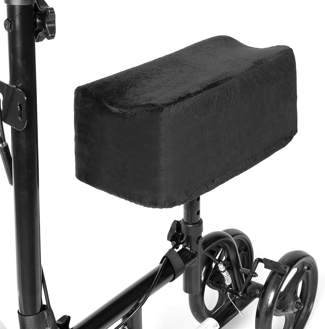 JOYTUTUS Knee Scooter Cushion Cover, Knee Scooter Pad for Comfort, 2.36" Thick Memory Foam Cushion Knee Walker Accessories with Removable Cover