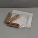 Gerrii 3 Pcs Ramadan Tabletop Decoration Eid Mubarak Islamic Decors Acrylic Ramadan Display Stand Set with Wooden Base for Home & Mosque Decoration, Black Eid Mubarak Display