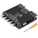 Mini Amplifier Audio Amplifier Board ZK-AS21 2.1 Channel Module 220W x 2 + 350W Digital Receiver Power DC16-38V High Subwoofer Control USB AUX Etc Inputfor DIY Speakers Home Audio